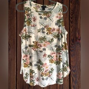 Torrid Vintage Art Floral Tank